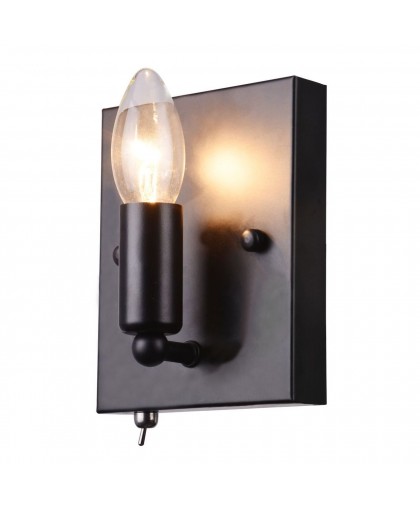 Бра Arte Lamp Bastiglia A8811AP-1BK, черный