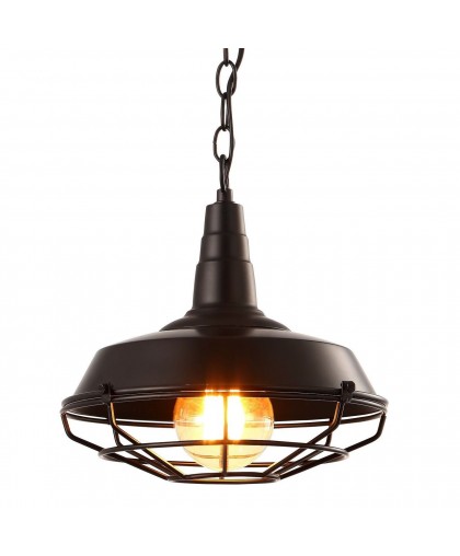 Подвесной светильник Arte Lamp Ferrico A9181SP-1BK, диаметр 27 см, черный