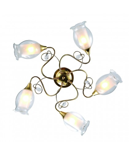 Потолочная люстра Arte Lamp Mughetto A9289PL-5GO, диаметр 71 см, золото