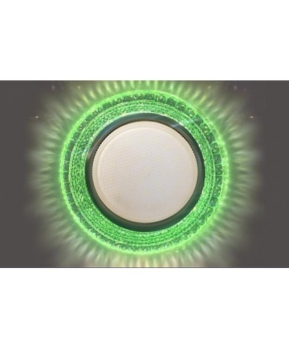 Светильник GX53 L152 зеленое стекло+LED подсветка