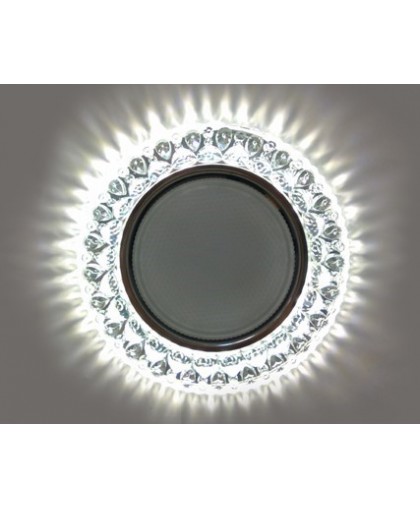 Светильник GX53 L190 прозрачное стекло+LED подсветка