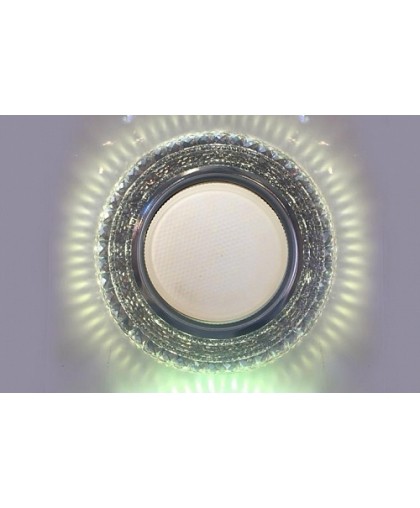 Светильник GX53 L156 серое стекло+LED подсветка
