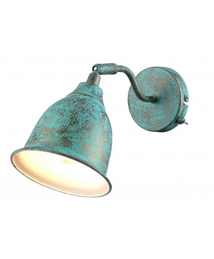 Спот с одной лампой Arte Lamp CAMPANA A9557AP-1BG, медь/голубой